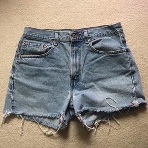 High Waisted Levi’s Shorts
